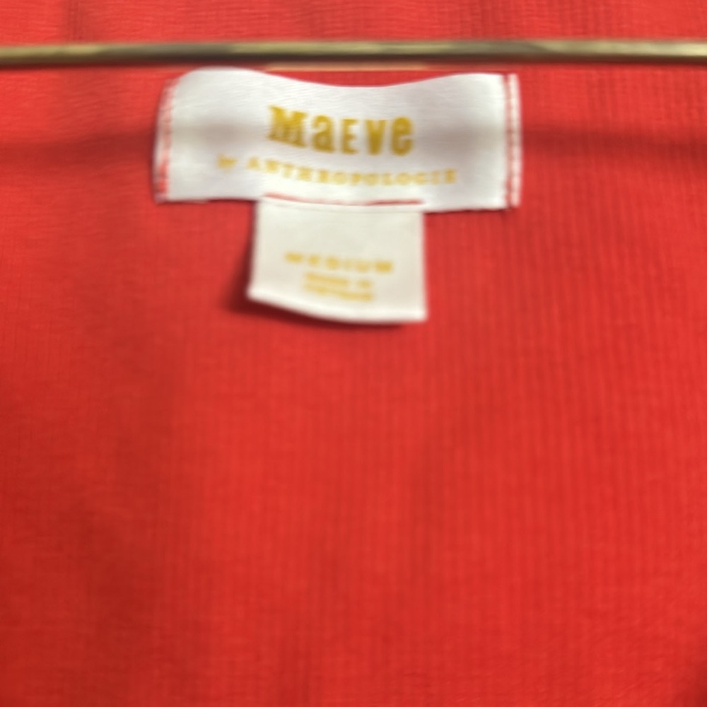 Anthropologie Maeve Lace-Sleeve Top NWOT - Picture 5 of 6